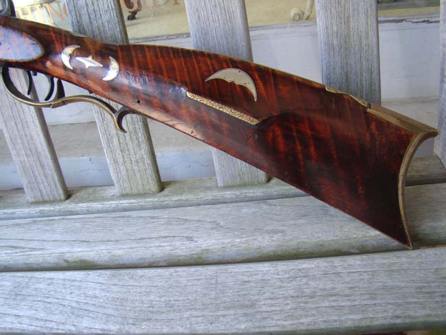 A Kentucky rifle in original percussion by Adam Daniels of Snyder County, PA., circa 1845 — image 7